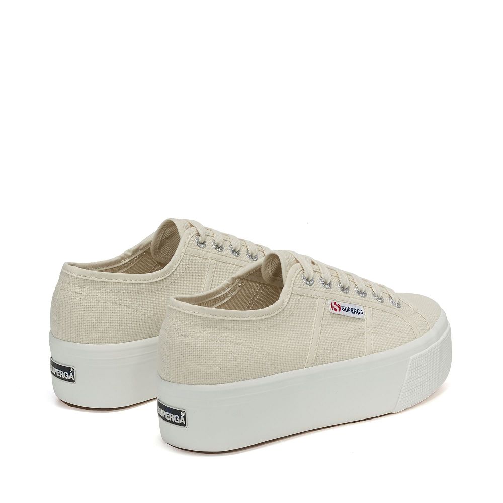 Superga 2790 Platform Yellow Platform Sneakers - Women's USA | US7602091